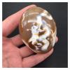 FIDEMM Natural Crystal Rough Natural Orca Agate palmstones Quartz Crystal Minerals Gemstones Healing Reiki Decoration for Flowerpot Plants Gift (Size : 65mm-75mm) view 3