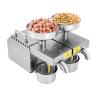 DYNAMI Automatic Oil Press Machine with Double Oil Outlets,Stainless Steel 600W Electric Kitchen Oil Maker Nuts Seeds Oil Presser Pressing Machine Cold Hot Press for Commercial Home Use view 1