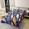 Ocean Surfboard Cotton Duvet Cover Set Queen Size Kids Girls Boys Tropical Summer Sea Beach Bedding Set Soft Soft Cotton Comforter Cover Set Palm Leaf Floral Duvet Cover Bed Set Chic Bedroom Decor view 1