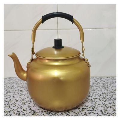 FairUo Kettles for Boiling Water, 2L/ 3L Aluminum Tea Kettle Lightly Boil Water Pot Household Gas Kettle Warm Jug Tea Pot Boil-Dry Protection, Stainless Steel Kettle/2.0L
