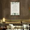 Psalm 27 13-14 Bible Verse Wall Art Prayer Poster Scripture Wall Decor for Living Room Canvas Prints Giclee Artwork for Kitchen Vertical Pictures (24x36inch(60x90cm),Unframed) view 4