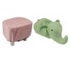 BAOK Animal Footstools, Elephant Shaped Cute Animal Stool Slip Resistant Stable Space Saving for Home for Adults (Green) view 1