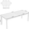 Tribesigns 78.7 Inches Extra Long Computer Desk 2 Person Desk, Double Long Desk, Workstaion for Home Office view 2