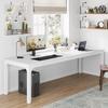 Tribesigns 78.7 Inches Extra Long Computer Desk 2 Person Desk, Double Long Desk, Workstaion for Home Office view 3
