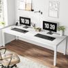 Tribesigns 78.7 Inches Extra Long Computer Desk 2 Person Desk, Double Long Desk, Workstaion for Home Office view 4