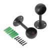 Flange Flange Bracket Flanged FittingDurable 4pcs Round End Flange Rod Holder Steel Closet Pole Socket Brackets Wardrobe Rod Bracket Curtain Rod End Support 16/19/22/25/32mm bedrooms, bathrooms, bal view 1