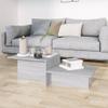 CUMYZO Coffee Table Gray Sonoma 43.9"x19.7"x13" Engineered Wood Gray 16.4kg/36.08Ib view 4