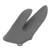 2PCS Oven Mitts, Mini Oven Gloves Silicone Heat Resistant Pot Holder Cooking Pinch Mitts Potholder for Air Fryer Kitchen Cooking Baking, Non Slip Grips for Baking, Grilling, Pot Handling (Grey) view 4