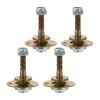 SOLUSTRE 4Pcs Rocking Chair Bearing Furniture Connecting Fittings for Glider Rocking Chair Glider Parts Replacement Hardware 2.16 X 1.57 X 1.57 in for Recliner Parts view 1
