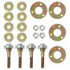 SOLUSTRE 4Pcs Rocking Chair Bearing Furniture Connecting Fittings for Glider Rocking Chair Glider Parts Replacement Hardware 2.16 X 1.57 X 1.57 in for Recliner Parts view 2