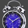 GRFIT Alarm Clock 4 inches Twin Bell Alarm Clock, Loud Alarm Clock with Backlight for Bedroom, Battery Operated Smart Alarm Clock (Color : Bigblue Mug) view 4