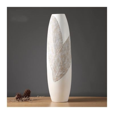 Flower Vase Garden Pots Floor Large Plant Vase Decorative Home Chinese Floor Vase Home Decorations Living Room Bedroom Corridor Dried Flower Arrangement Ornaments Vase for Decor (Color : Style3)