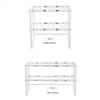 TITA-DONG 2 Tier Expandable Under Sink Shelf, Movable Multifunctional Kitchen Shelf Organizer Rack, Under Sink Storage Organizer, Stackable Kitchen Storage Shelves view 4