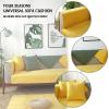 HeGza Pure Cotton Sofa Cover 1 2 3 4 Seater Sofa Cover L Shaped Sofa slipcovers Corner Armchair Covers Pets Couch Cover Non Slip Dog Couch Protector for Sectional Couch (Yellow,90x180cm) view 4