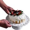 ZARUX Cake Stands for Party Round Dessert Tray Decoration Set Cake Dessert Tray Display Stand Wedding Birthday Cold Meal Afternoon Tea Break Setting (Size : 8 inch) view 1