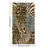Animal Zebra Tiger Print Hand Towels Set of 2 Microfiber Quick Dry Soft Comfortable Absorbent Hand Towel for Bathroom Kitchen Laundry Room Gym Decorative 14 x 28 Inch view 2