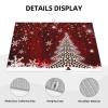 Large Dish Drying Mats For Kitchen Counter Microfiber Kitchen Drying Mat XL Draining Pad Absorbent Quick Drying Dish Mat 18x24 Inch - Christmas Tree view 4