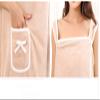 Women Large Bath Towel Coral Velvet Towel (Khaki Pocket) view 2