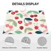 Large Dish Drying Mats For Kitchen Counter Microfiber Kitchen Drying Mat XL Draining Pad Absorbent Quick Drying Dish Mat 18x24 Inch - Cherry view 4