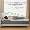 Novilla King Size Mattress, 12 Inch Gel Memory Foam Mattress for Plush Comfort, Pressure Relief, CertiPUR-US Certified, Mattress-in-a-Box, Embrace view 3