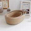 Decorative Cotton Rope Woven Basket Shelf Storage Basket Bin Small Woven Basket Storage Pack of 3 Mini Table Shelf Counter Basket Organizer for Small Accessories on Tabletop (Khaki) view 2