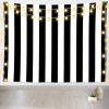 CORFOTO 92 x 70 Inch Fabric Classic Black and White Stripes Tapestry Black Vertical Lines Striped Wall Tapestry for Bedroom Aesthetic Living Room Dorm Decor view 1