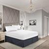 EGYLIN 800 Thread Count 100% Egyptian Cotton Hotel Quality Luxurious Box Pleated Bed Skirt Easy Fit with 15 Inch Drop Length (Dark Gray, Full) view 1