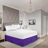 EGYLIN 800 Thread Count 100% Egyptian Cotton Hotel Quality Luxurious Box Pleated Bed Skirt Easy Fit with 18 Inch Drop Length (Purple, Full) view 1