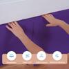 EGYLIN 800 Thread Count 100% Egyptian Cotton Hotel Quality Luxurious Box Pleated Bed Skirt Easy Fit with 18 Inch Drop Length (Purple, Full) view 3
