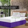 EGYLIN 800 Thread Count 100% Egyptian Cotton Hotel Quality Luxurious Box Pleated Bed Skirt Easy Fit with 15 Inch Drop Length (Purple, Full) view 2