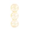 Clear Glass Bubble Hydroponic Vase, Modern Flower Vase 3/4 Ball Bud Vase Centerpiece Glass Vase, Unique Floral Vase Creative Globose Vase for Wedding Table Centerpieces Home Decoration(Golden 3 Ball) view 1
