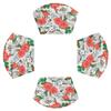 Flower Dalmatians Placemats for Round Table Set of 4 Dog Washable Placemat for Dining Table Heat Resistant Kitchen Table Mats view 2