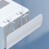 Ac Vent Deflector, Air Conditioner Deflector for Window Units, Vent Air Deflectors, Made of PVC Easy to Install, Freely Cut, White view 1