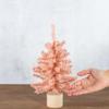 Pack of 2 Designer Pink Artificial Canadian Pine Trees by Factory Direct Craft - Tabletop Pine Trees for Christmas, Valentines, Easter and Baby Shower Decorations (12 Inches Tall) view 3