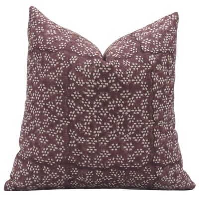 Fabritual Pillow Covers Thick Linen Square Zipper Throw Pillowcase Cushion Cover for Sofa, Couch, Chair, Balcony, Patio, Fall Summer, Home Decor, Outdoor - 14X14, Ola Varsti, Chocolate Brown