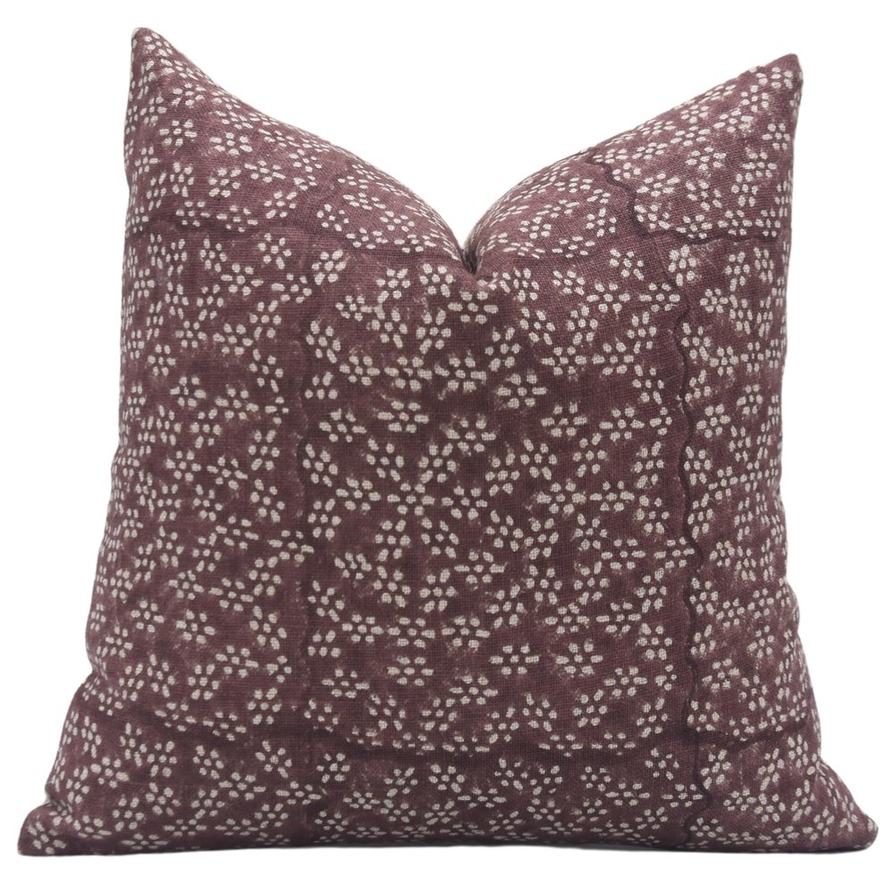 Fabritual Pillow Covers Thick Linen Square Zipper Throw Pillowcase Cushion Cover for Sofa, Couch, Chair, Balcony, Patio, Fall Summer, Home Decor, Outdoor - 14X14, Ola Varsti, Chocolate Brown