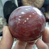 AtkitS Red Rose Petrified Wood Sphere Agate Quartz Crystal Ball view 2