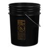 ATERET 5 Gallon Bucket - Durable 90 Mil All Purpose Pail - Black Bucket - Food Grade - BPA Free Plastic (18 Pack) view 2