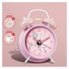 Alarm Clock Alarm Clock for Heavy Sleepers Adults Kids Bedrooms Teens Non Ticking Loud Twin Bell Alarm Clock with Backlight Bedside Clock (Color : Gray) view 1