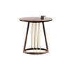 GRFIT Coffee Table Round Side Table Home Retro Wood Corner Table Office Living Room Sofa Side Decoration Small Coffee Table Bedroom Bedside Table Small Side Table view 1