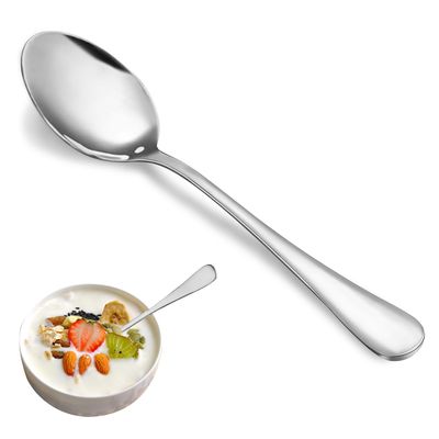 12 Piece Teaspoons Set,Food Grade Stainless Steel Tea Spoons,Durable Small Spoon,Metal Dessert Spoon,Spoons Silverware for Home,Kitchen or Restaurant,Mirror Polished & Dishwasher Safe,6.7-Inch