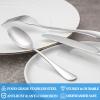 12 Piece Teaspoons Set,Food Grade Stainless Steel Tea Spoons,Durable Small Spoon,Metal Dessert Spoon,Spoons Silverware for Home,Kitchen or Restaurant,Mirror Polished & Dishwasher Safe,6.7-Inch view 3
