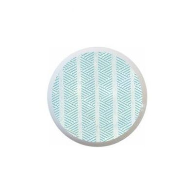 CIRCLE ASSET#21 byLCC Blue Geometrical Designs DECORATIVE Ceramic Dresser Drawer PULLS Cabinet Cupboard KNOBS