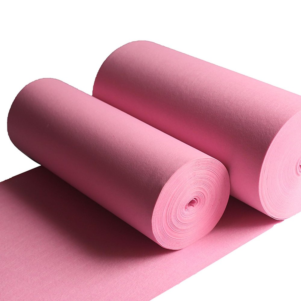 Pink Aisle Runway Rug 2mm Thickness Walkway Carpet, Runner Non-Slip Event Floor Mat with 1 Piece Tape for Church Party Prom Outdoor Decoration, Cuttable (Size : 1.5x15m)