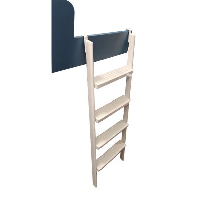 LZMZMQ Replacement Hooks Ladder for Bunk Bed - Twin Rv Loft Beds, 1/1.16/1.25/1.5/1.6/1.7/1.75/1.8 M Extra High Angled Ladders for Child/Elderly/Disabled Safety, with 3.2in Wide Pedal & 2 Pcs Hooks