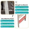 LZMZMQ Replacement Hooks Ladder for Bunk Bed - Twin Rv Loft Beds, 1/1.16/1.25/1.5/1.6/1.7/1.75/1.8 M Extra High Angled Ladders for Child/Elderly/Disabled Safety, with 3.2in Wide Pedal & 2 Pcs Hooks view 3