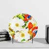 SVENJBB Plate Holder Display Stand, 6 Inch Decorative Plate Stands for Display, Black Iron Easel Display Stand for Picture, Book, Photo Frame and Decorative Plates view 3