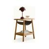 Coffee Table Rectangular Side Table Modern Household Wood Double-Layer Corner Table Living Room Sofa Side Decoration Small Coffee Table Bedroom Bedside Table Small Side Table view 1