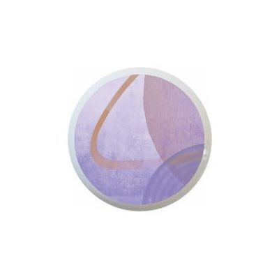 CIRCLE ASSET#16 byLCC Purple Shades Design DECORATIVE Ceramic Dresser Drawer PULLS Cabinet Cupboard KNOBS