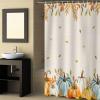 Fall Eucalyptus Leaves Shower Curtain Set with Hook 72"x72",Washable Cloth Polyester Fabric Shower+Curtain Bath Curtains for Bathroom,Bathtubs Decor Accessories Thanksgiving Seasonal Pumpkin Maple view 4